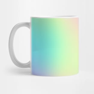 Rainbow Colors Abstract Blurry Gradient Ombre Soft Tie Dye Look Mug